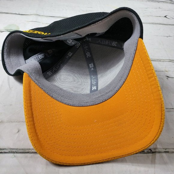 New Era 39Thirty Black/Gold Fitted MU Tigers Baseball Cap US Flag Med/Large EUC - Picture 5 of 6